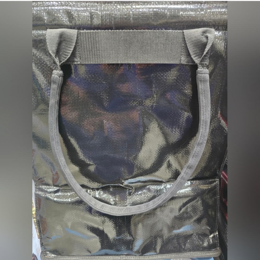 NIB CleverMade Foldable Tote Bag on Wheels - Black, New - Picture 6 of 6